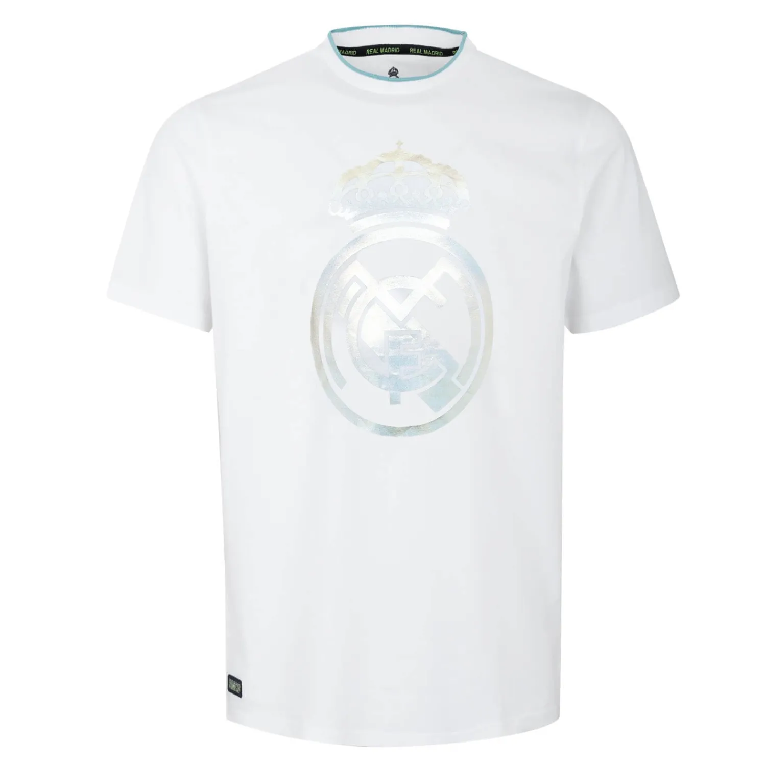 Hombre Foundry Bernabéu Neon Lights Camiseta Hombre Estampado Reflectante Blanco