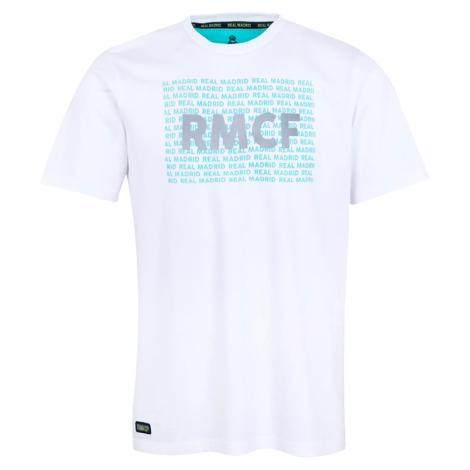 Hombre Foundry Bernabéu Neon Lights Camiseta Hombre Estampado RMCF Blanco