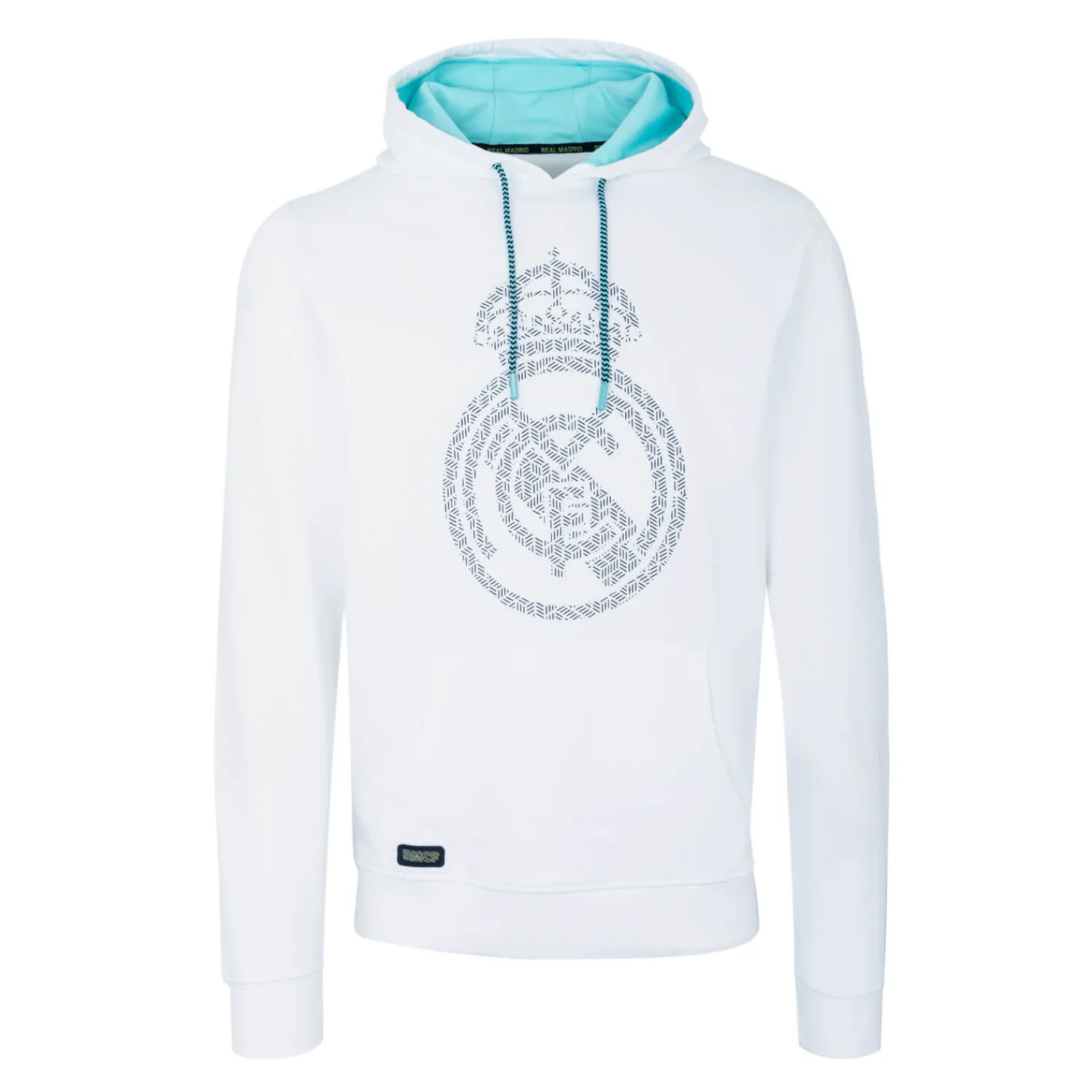 Hombre Foundry Bernabéu Neon Lights Sudadera Capucha Estampado Escudo Blanco