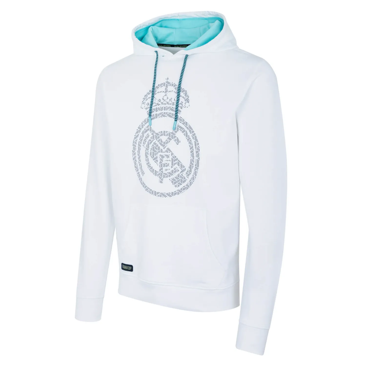 Hombre Foundry Bernabéu Neon Lights Sudadera Capucha Estampado Escudo Blanco