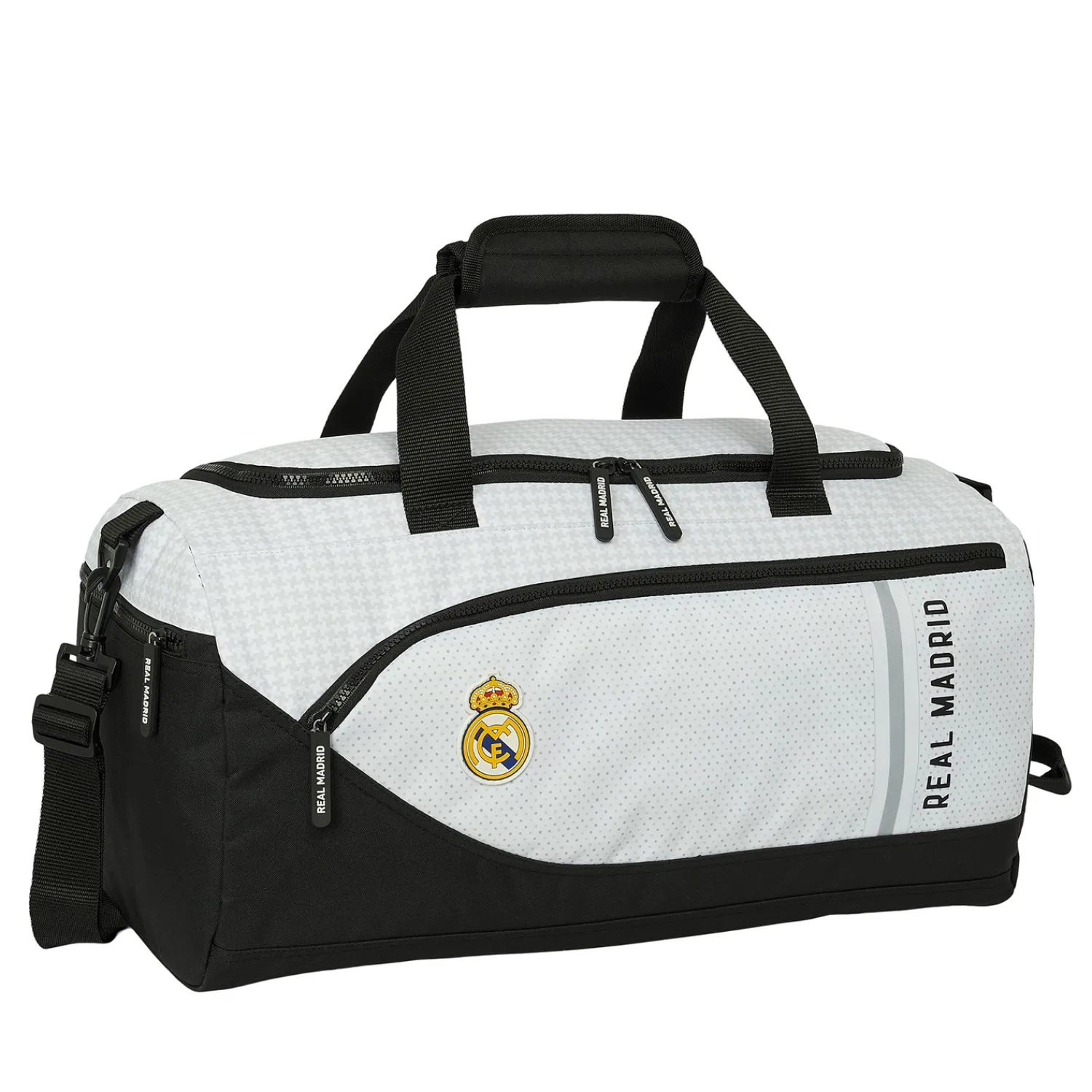 SAFTA S.A. Bolsa Deporte Blanca/Negra Real Madrid