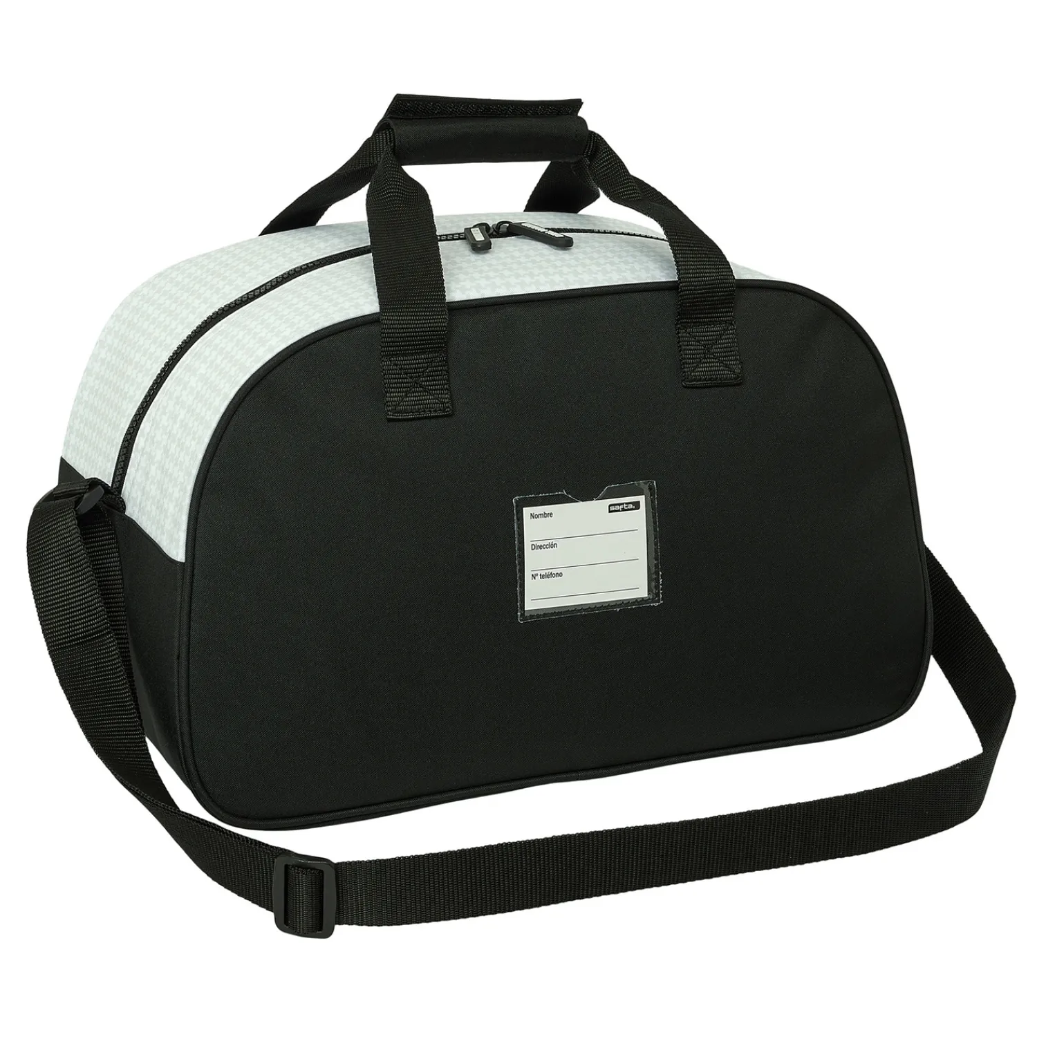 SAFTA S.A. Bolsa Deporte Blanca/Negra Real Madrid