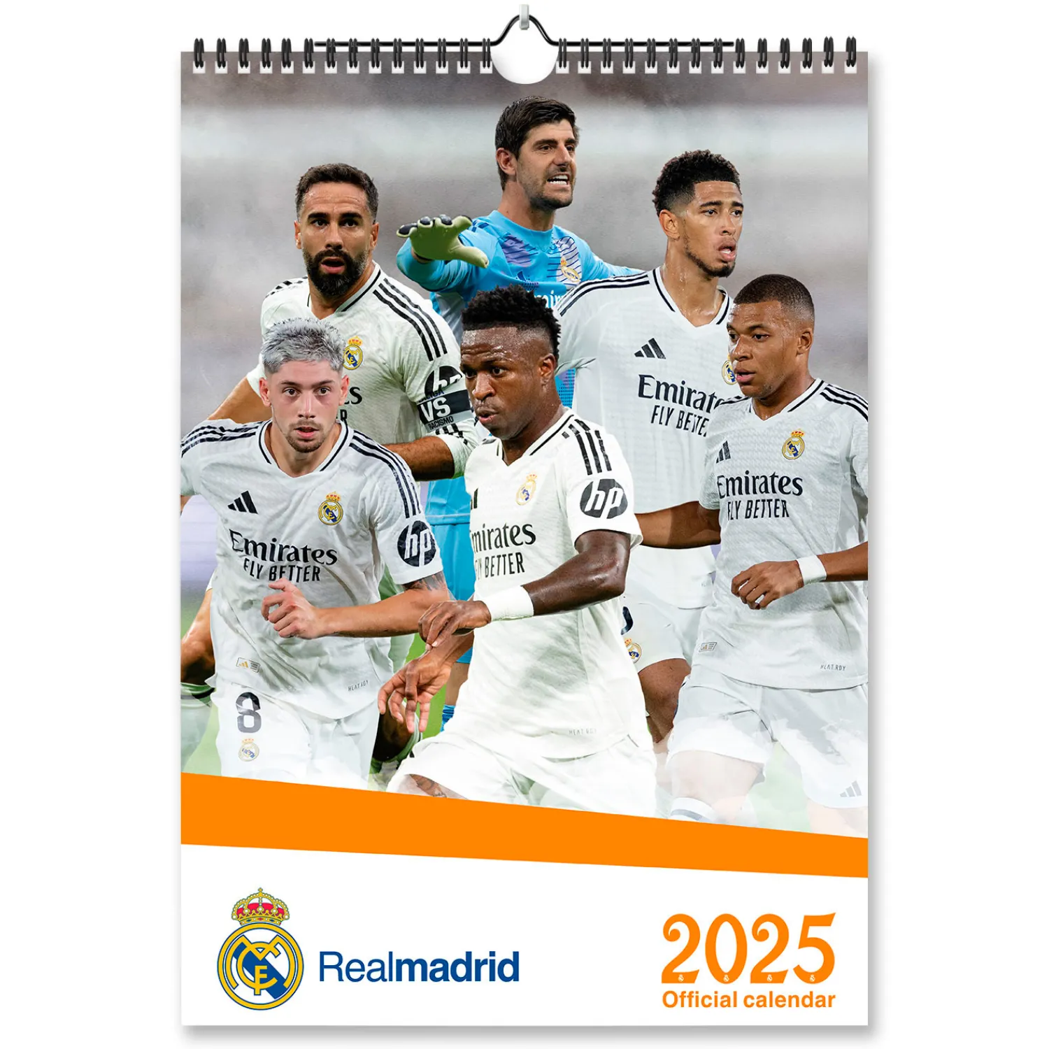 Grupo Erik Editores Calendario A3 2025 Real Madrid