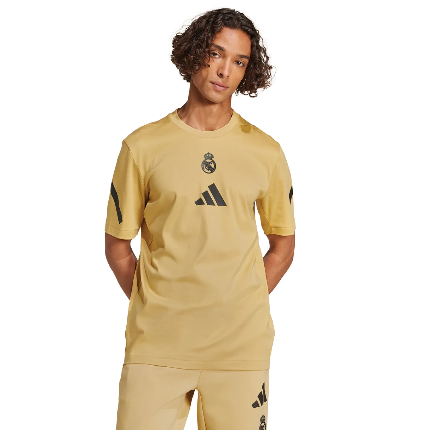 Hombre Adidas España, S.A.U Camiseta Hombre adidas Real Urban Beige