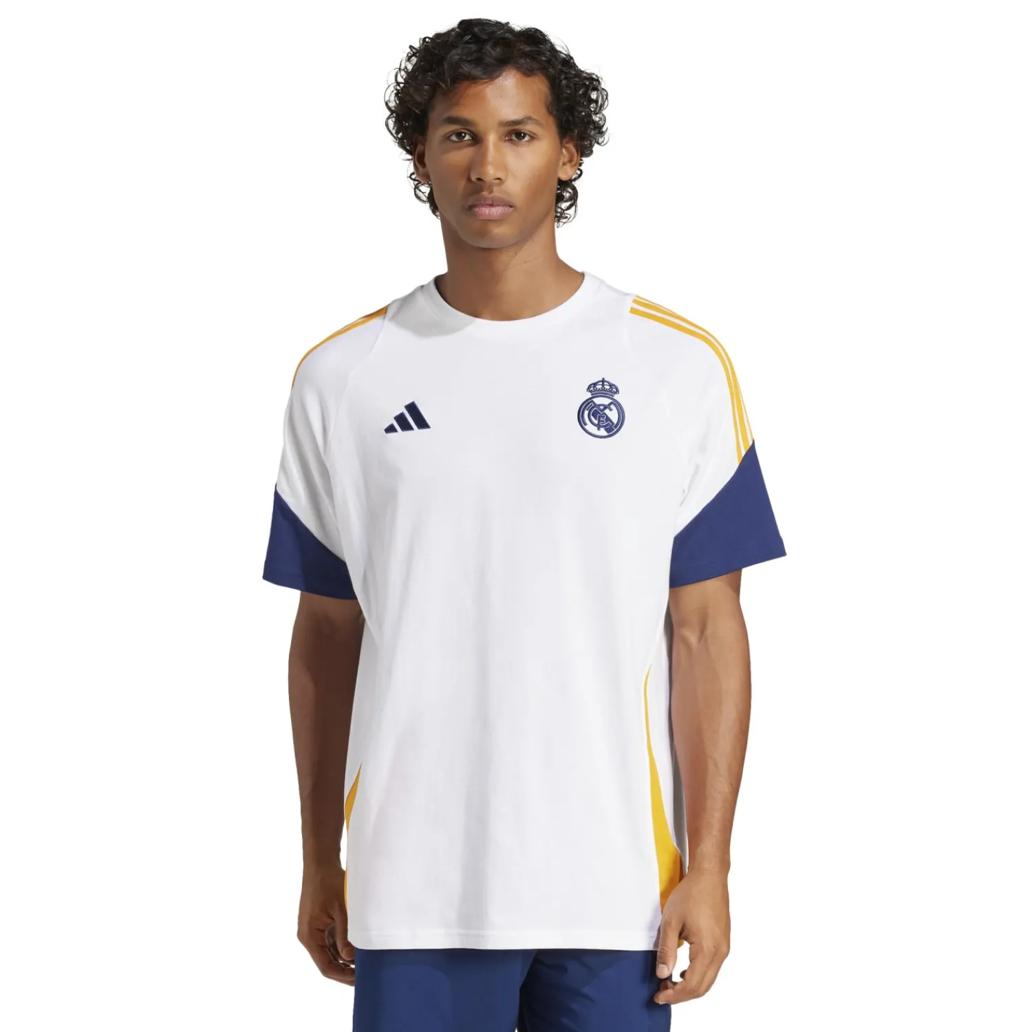 Hombre Adidas España, S.A.U Camiseta Hombre Entrenamiento Blanca 24/25