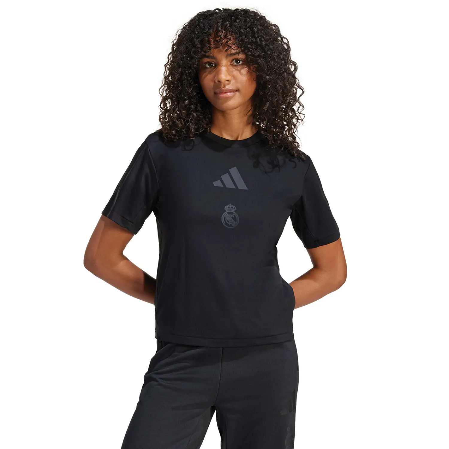 Mujer Adidas España, S.A.U Camiseta Mujer adidas Real Urban Negra