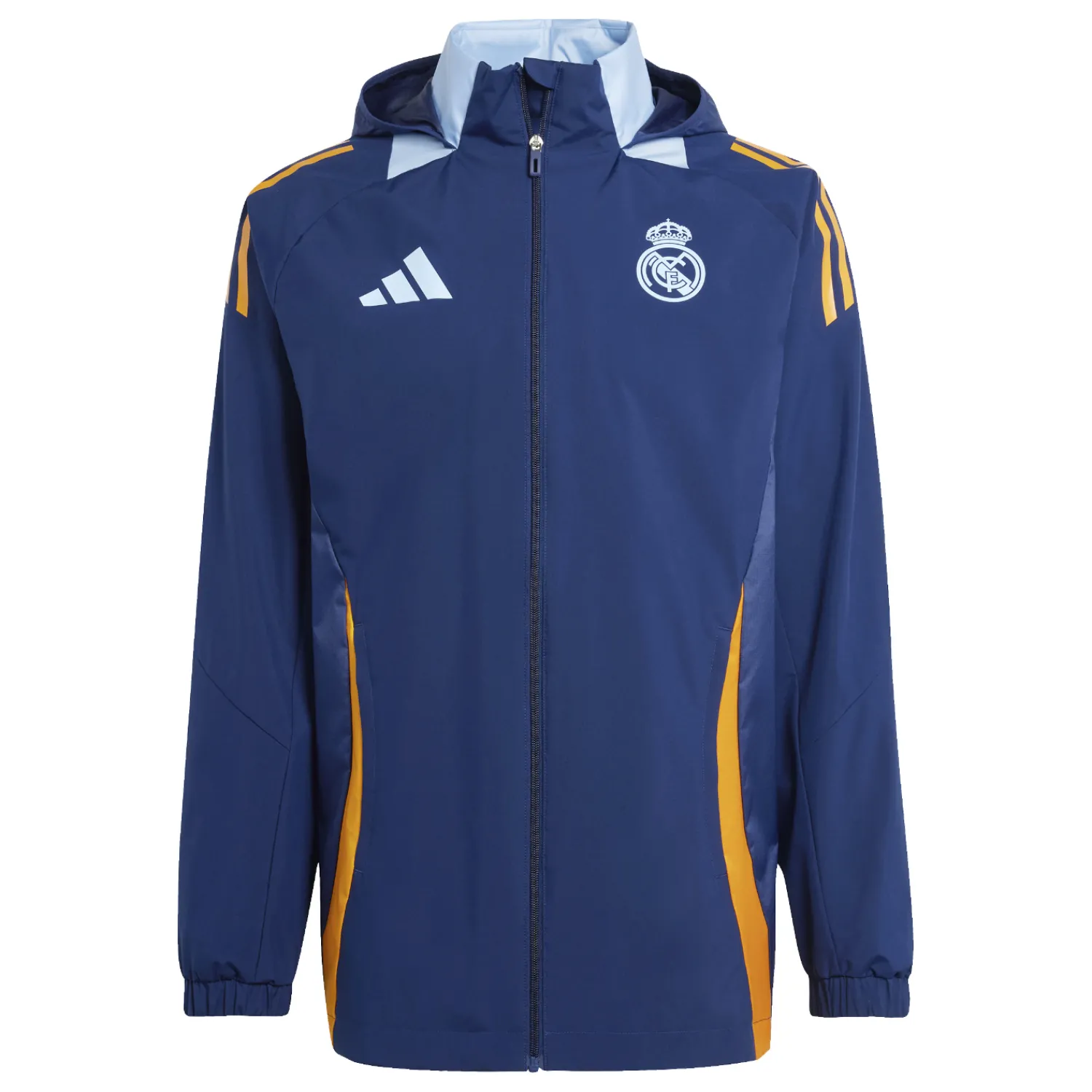 Hombre Adidas España, S.A.U Chaqueta All Weather Hombre adidas Entrenamiento 24/25 Azul Marino