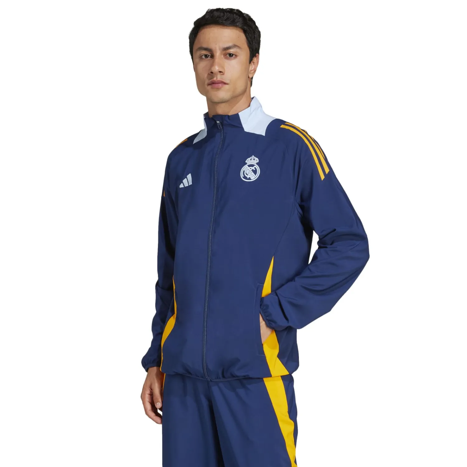 Hombre Adidas España, S.A.U Chaqueta Chándal Hombre adidas Entrenamiento 24/25 Azul Marino