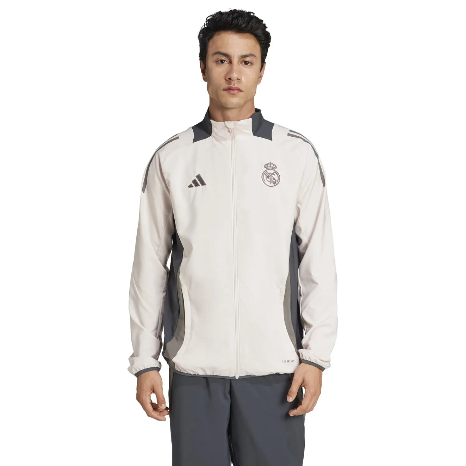 Hombre Adidas España, S.A.U Chaqueta Chándal Hombre adidas Entrenamiento UCL Beige 24/25