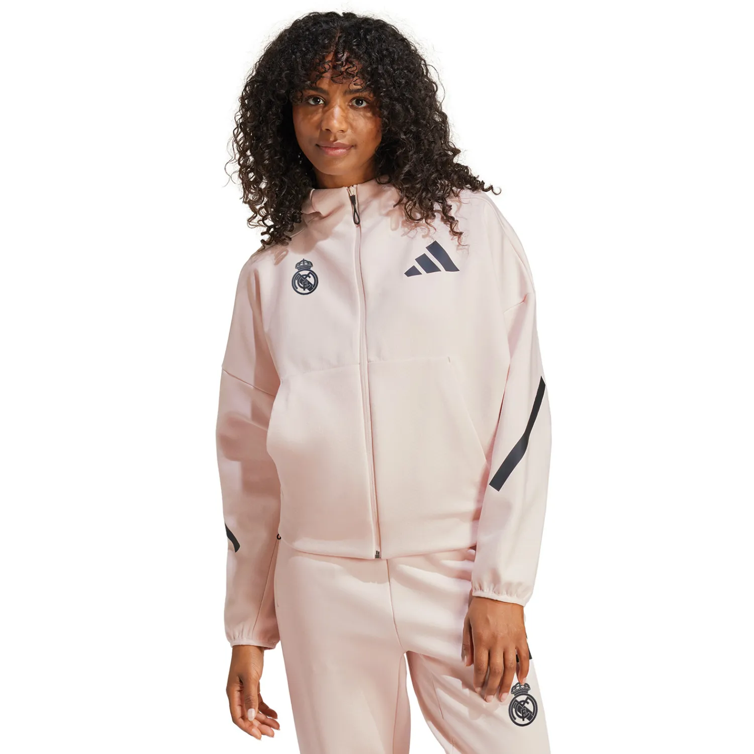 Mujer Adidas España, S.A.U Chaqueta Cremallera Mujer adidas Real Urban Rosa