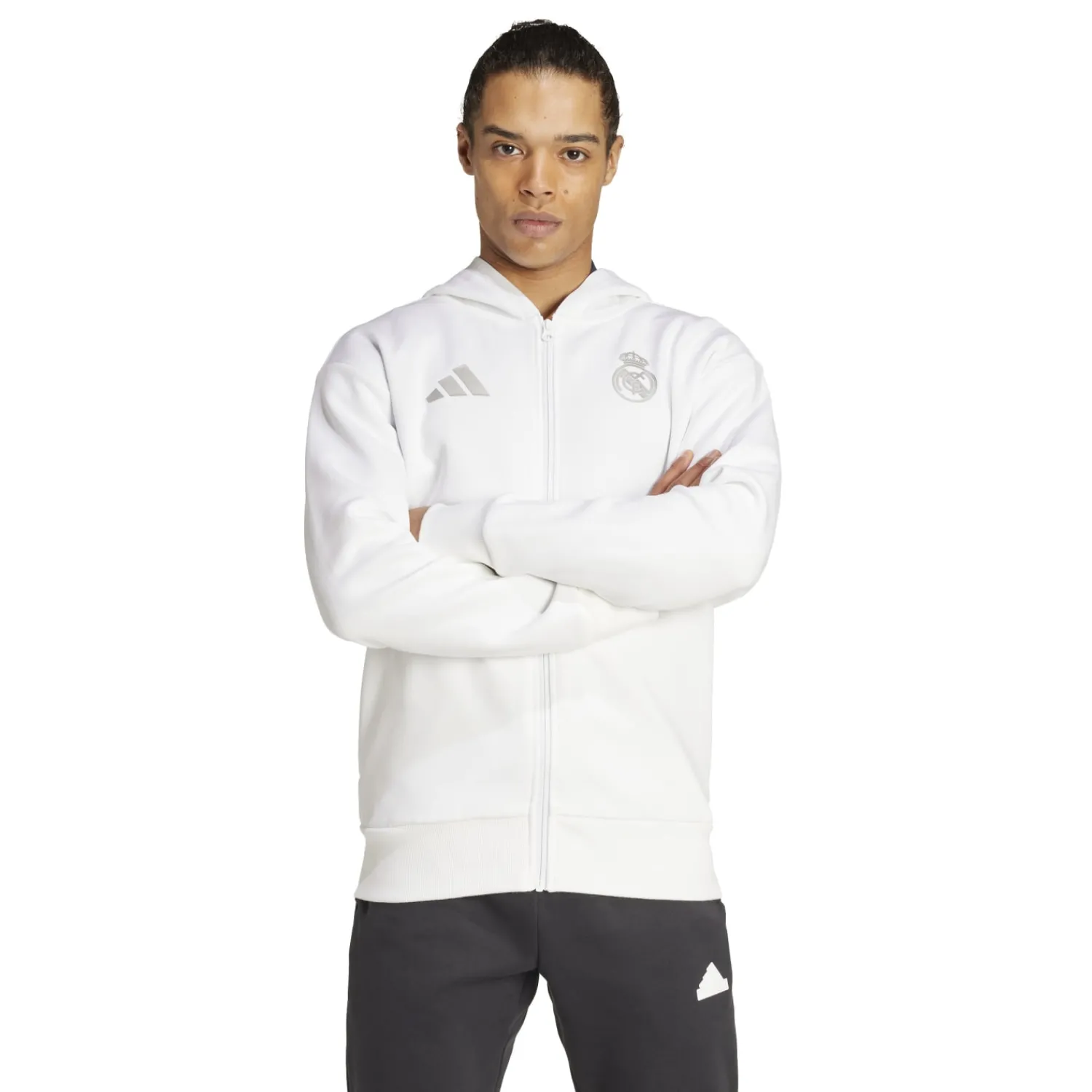 Hombre Adidas España, S.A.U Chaqueta Himno Hombre Blanca 24/25