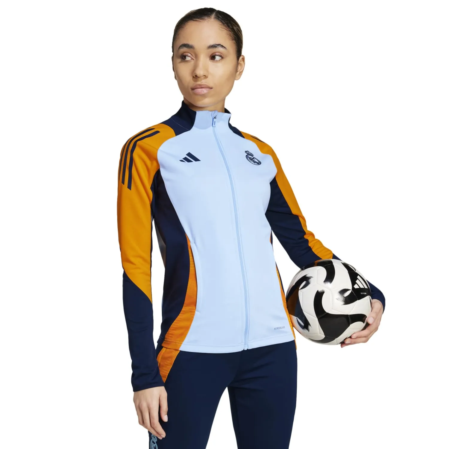 Mujer Adidas España, S.A.U Chaqueta Mujer Entrenamiento Azul 24/25