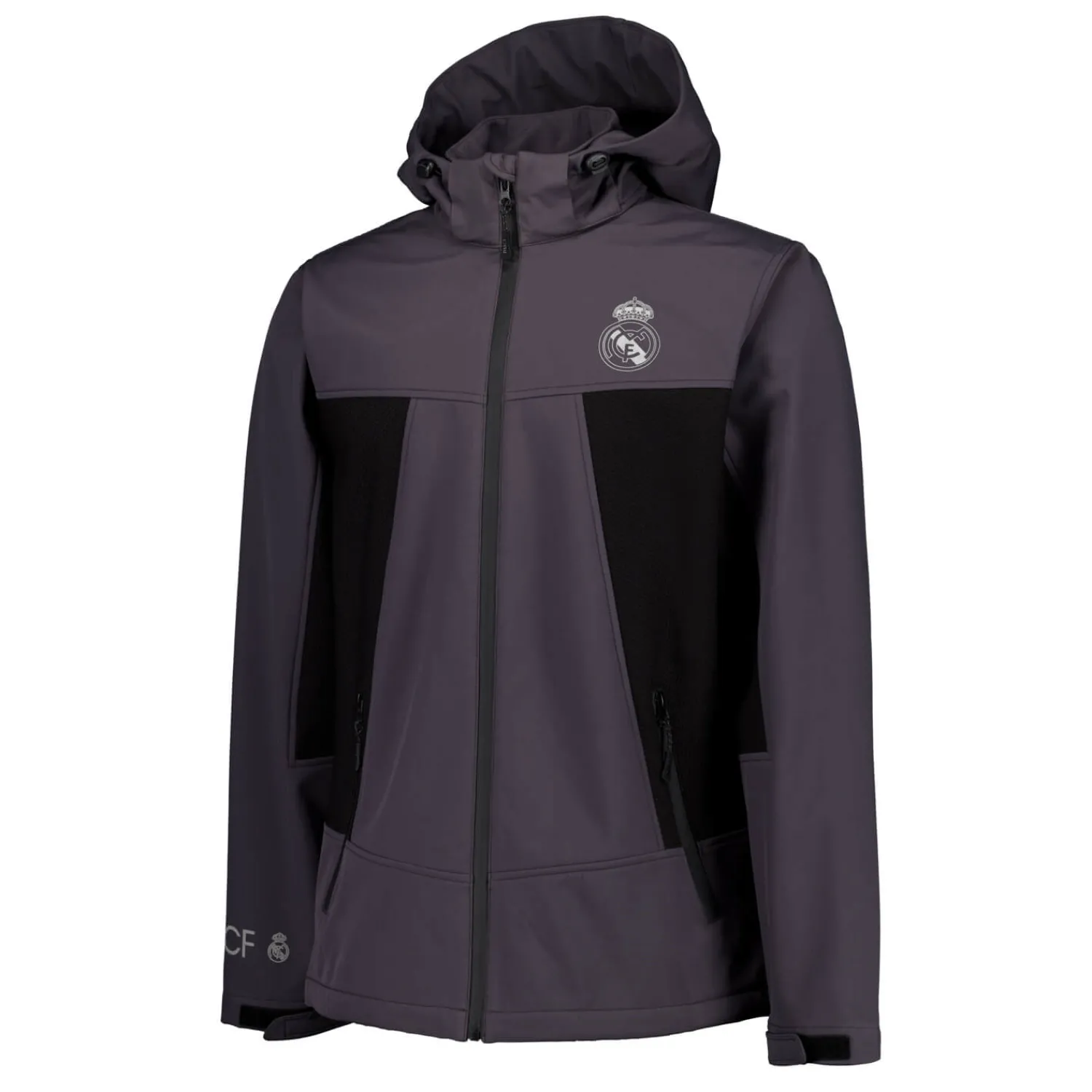 Hombre MBA Solutions Chaqueta Softshell Hombre Outerwear Gris Real Madrid