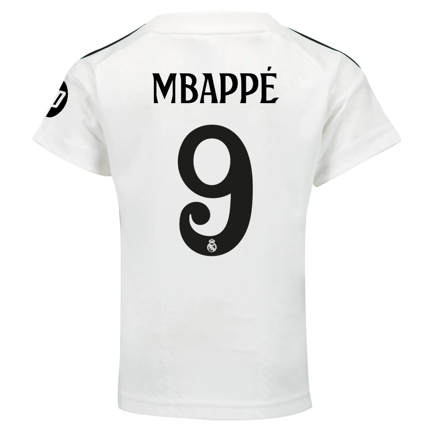 Adidas España, S.A.U Conjunto Mbappé Bebé Primera Equipación Blanca 24/25