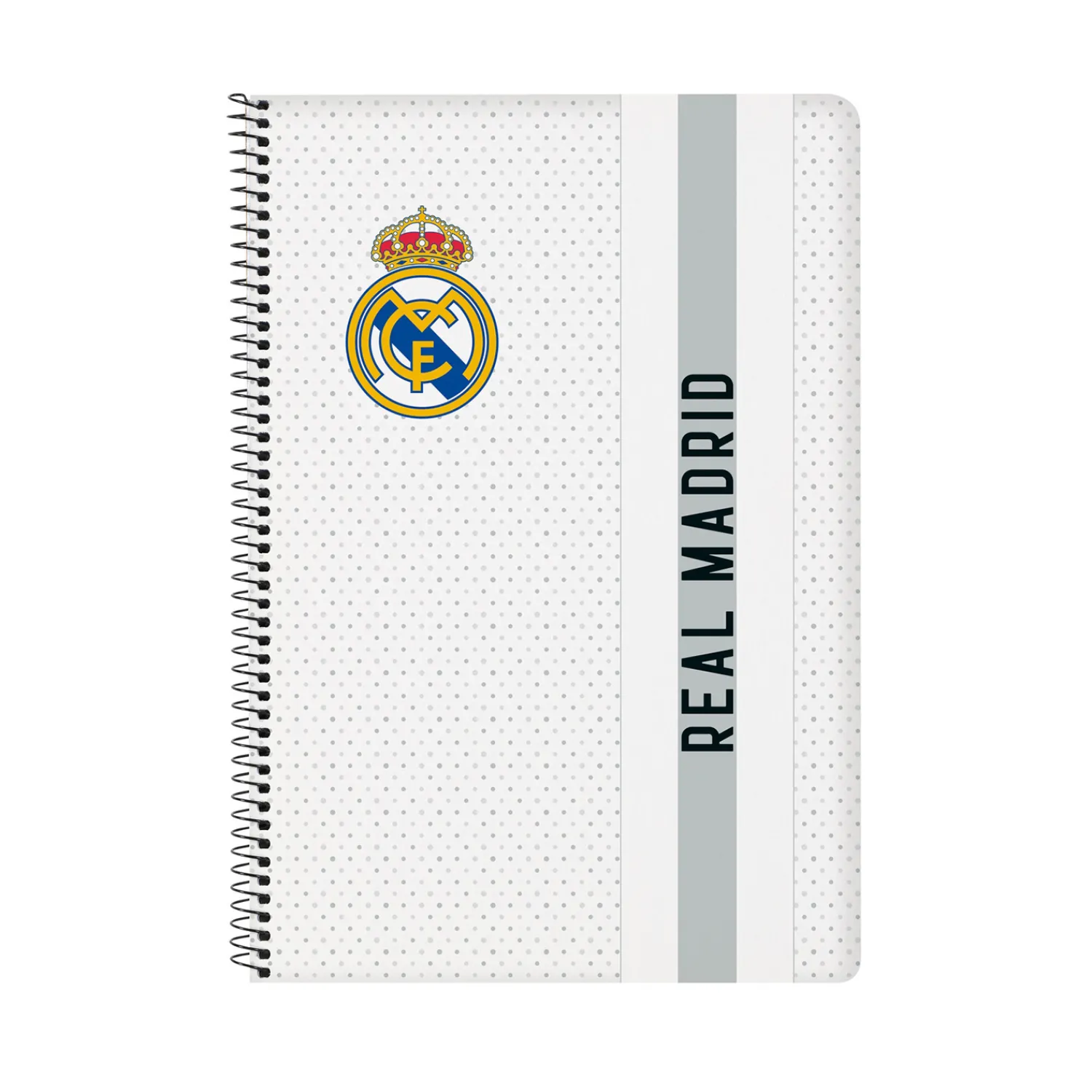 SAFTA S.A. Cuaderno Folio Blanco/Negro Real Madrid