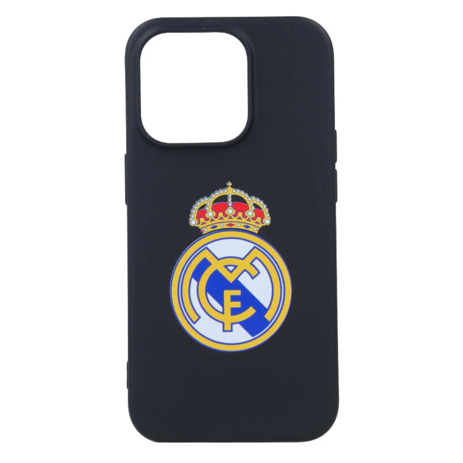 JLK Merchandising, S.L. Funda iPhone 14 Pro Escudo Negro Real Madrid