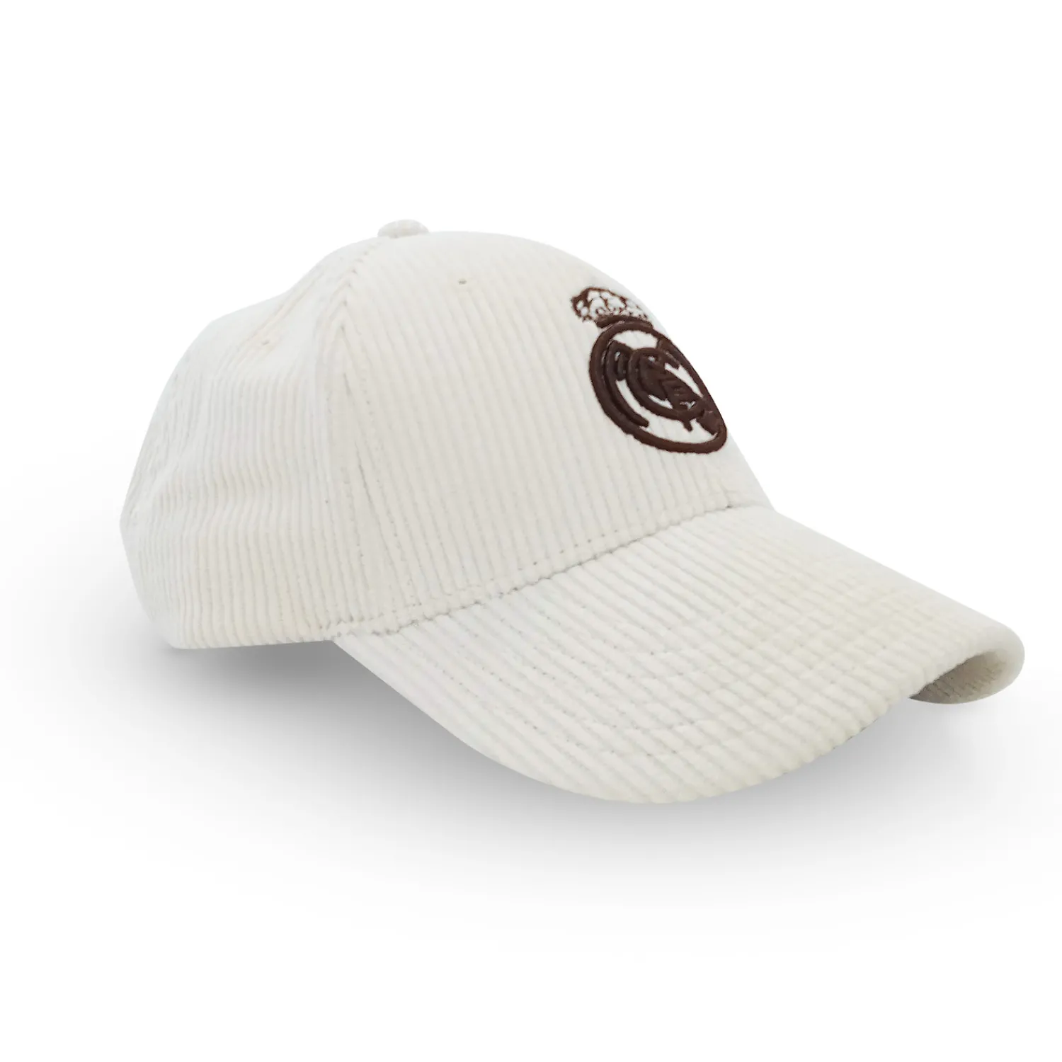 Project Rogers & JLK, S.L. Gorra Escudo de Pana Beige Real Madrid