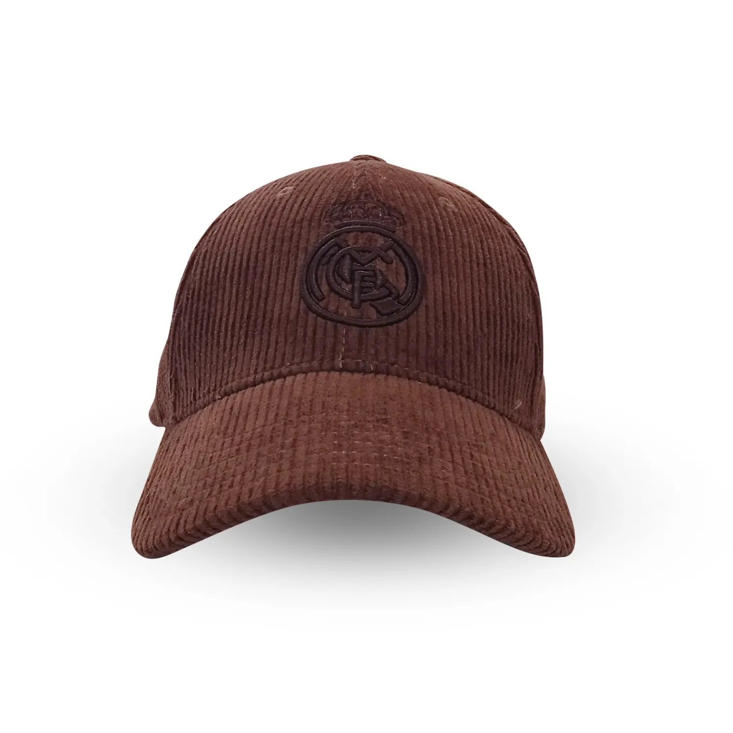 Project Rogers & JLK, S.L. Gorra Escudo de Pana Marrón Real Madrid