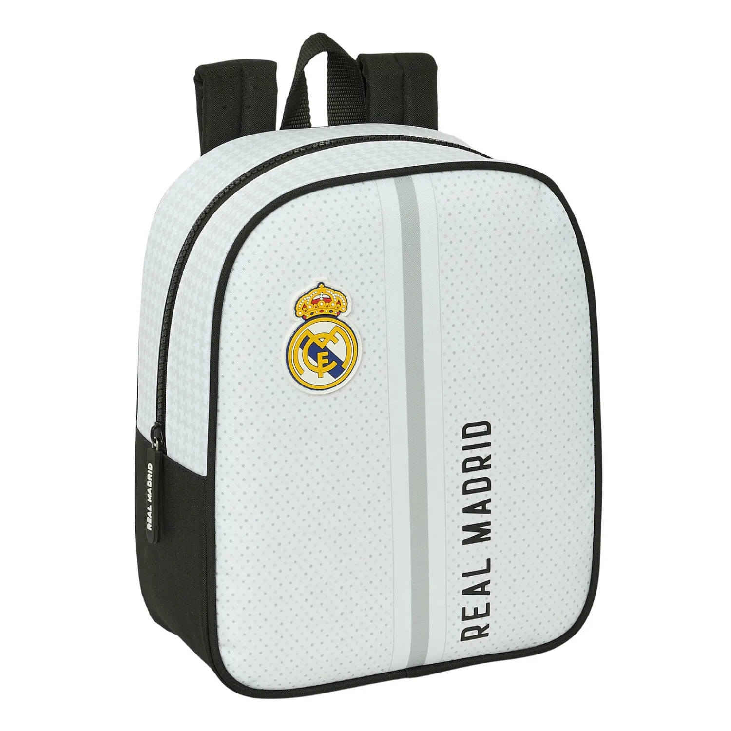 SAFTA S.A. Mochila Bebé Blanca/Negra Real Madrid