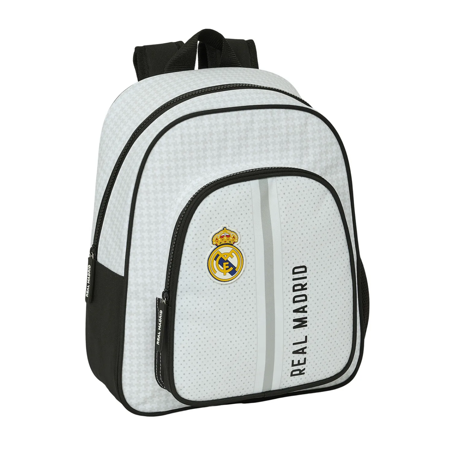 SAFTA S.A. Mochila Infantil Blanca/Negra Real Madrid