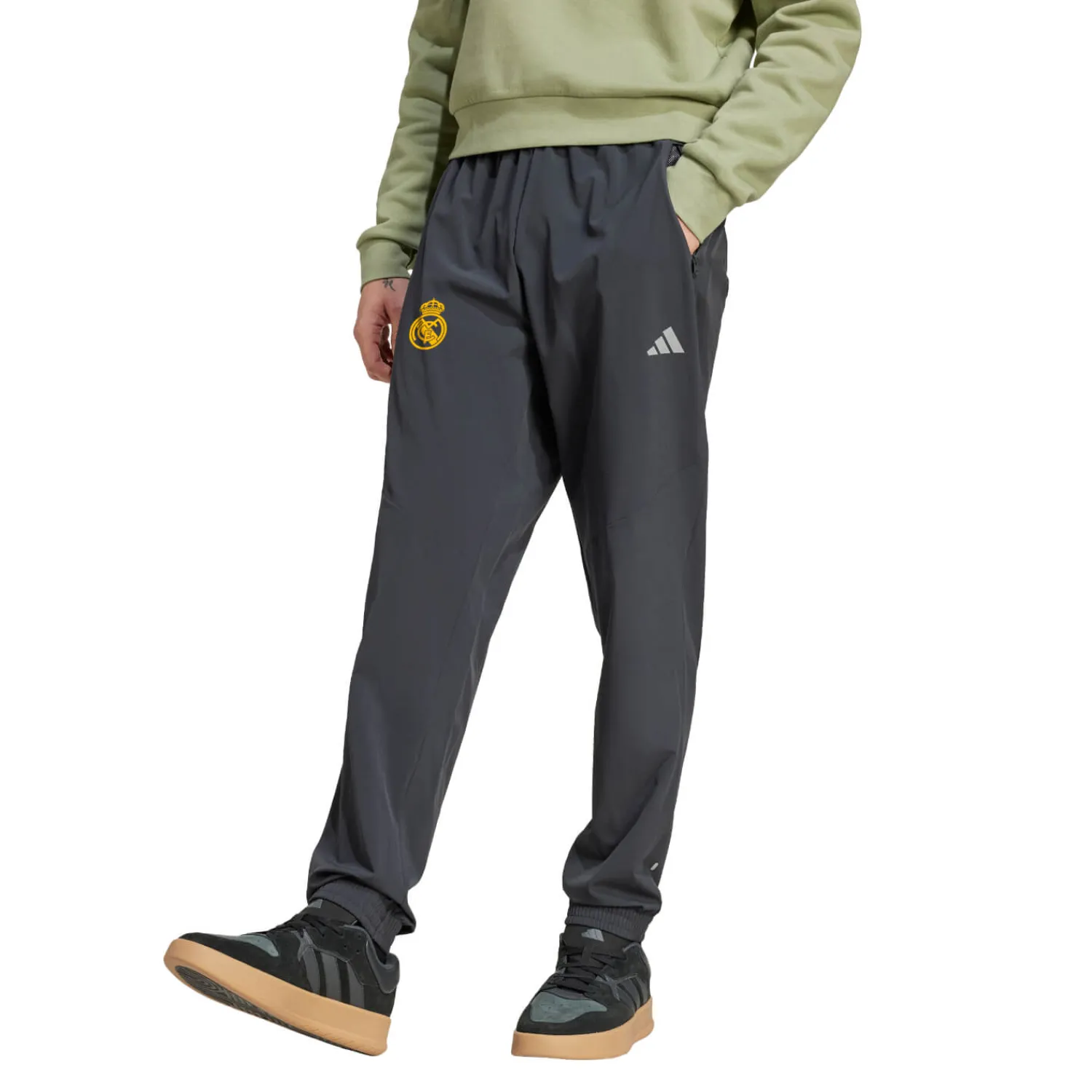 Hombre Adidas España, S.A.U Pantalón Chándal Hombre adidas Gris 24/25