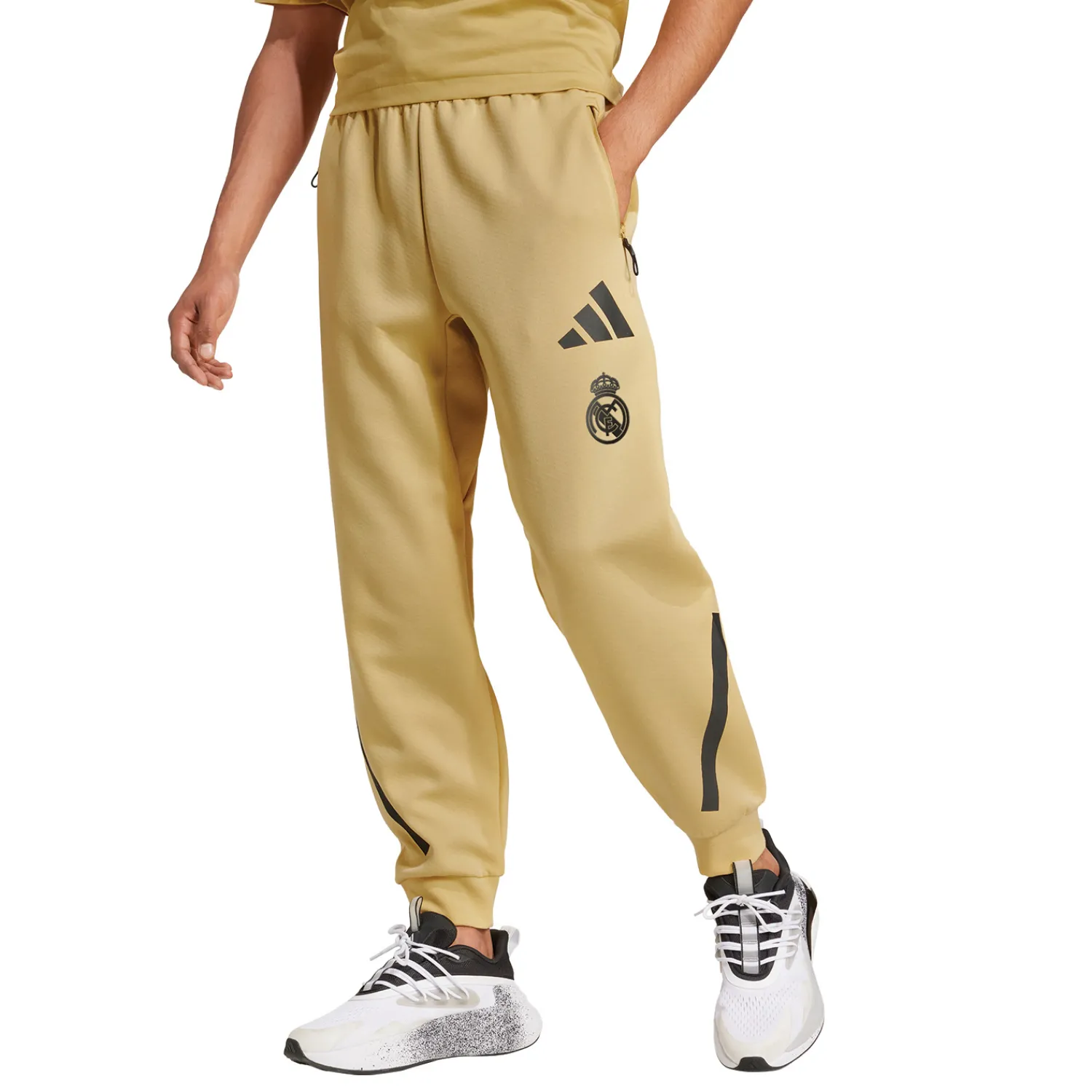 Hombre Adidas España, S.A.U Pantalón Hombre adidas Real Urban Beige