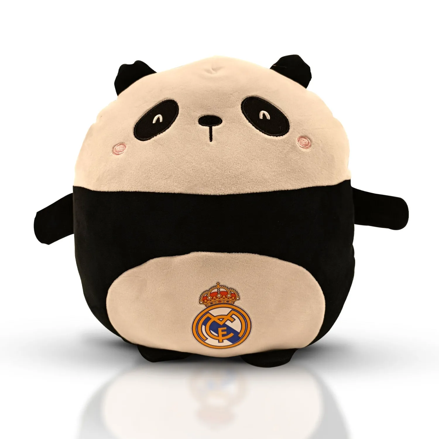 CyP Brands Evolution S.L. Peluche Panda Cojín Squeeze Real Madrid 30cm