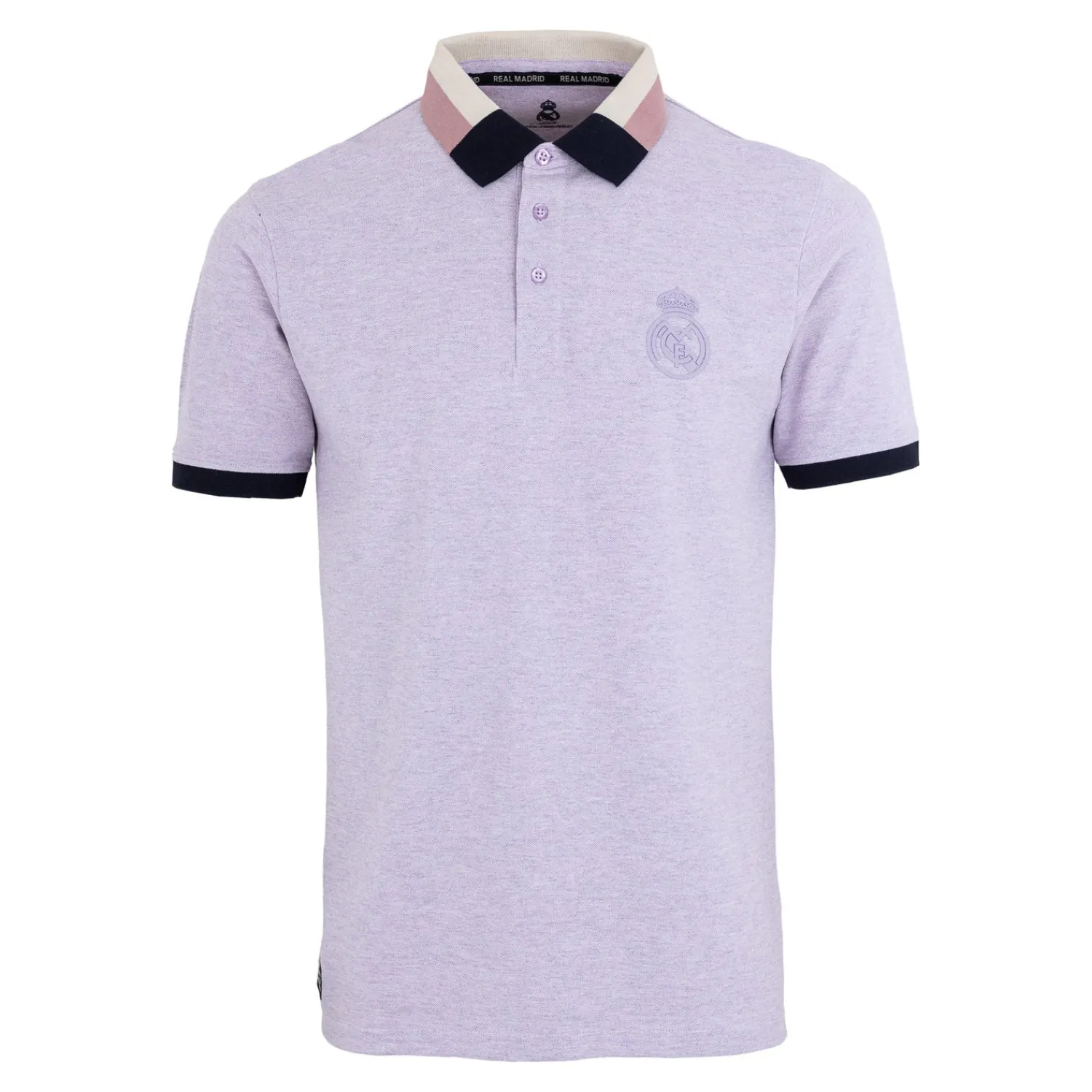 Hombre Foundry Polo Sakura Hombre Detalle Cuello Morado