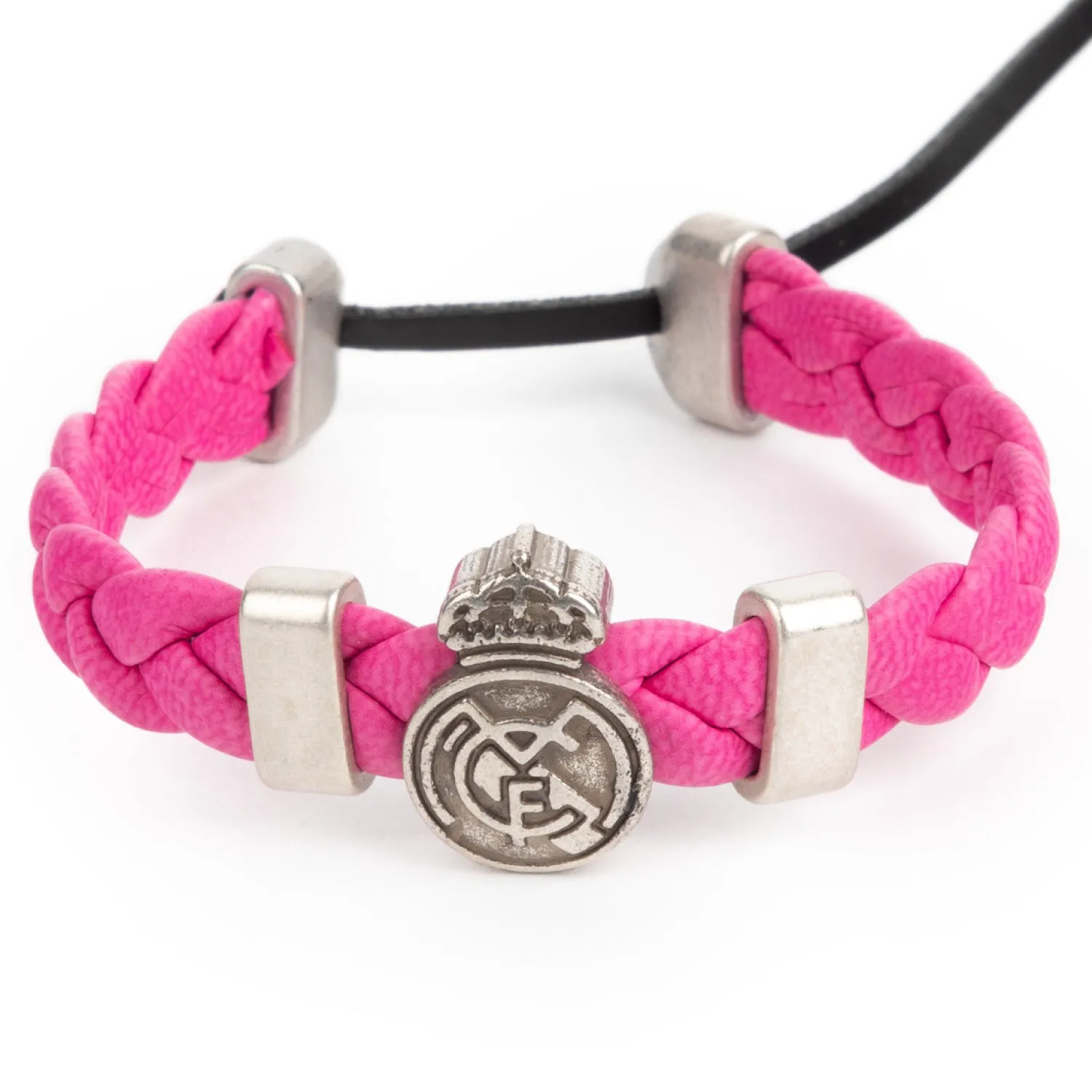 JLK Merchandising, S.L. Pulsera Trenza Rosa Real Madrid