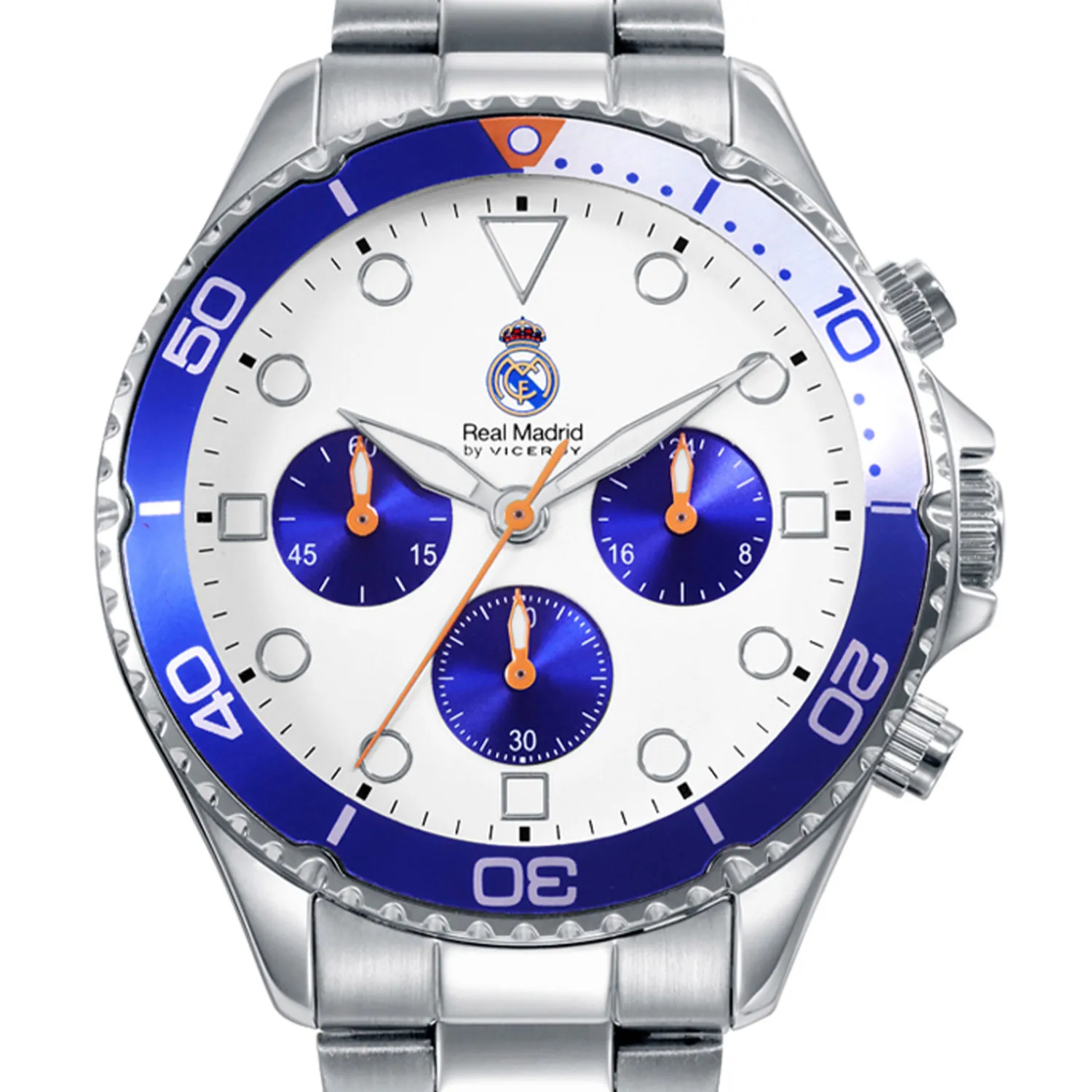 Grupo Munreco Reloj Acero Cronográfo Hombre Real Madrid