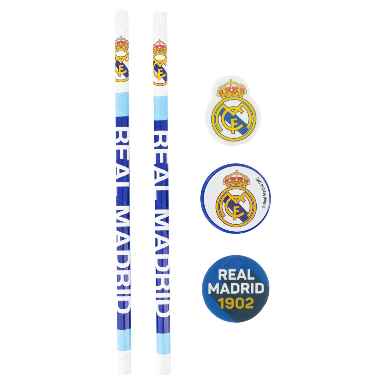 CyP Brands Evolution S.L. Set 5 piezas de Papelería Real Madrid