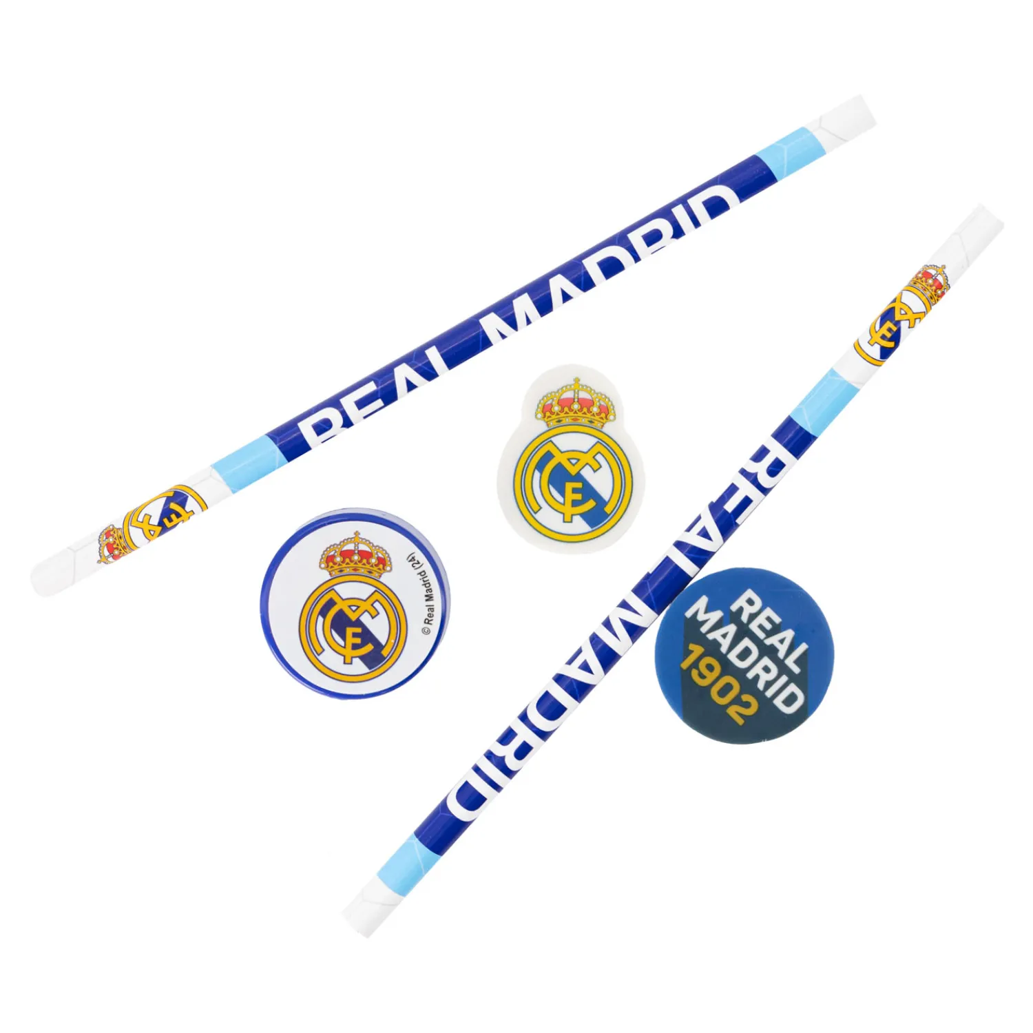 CyP Brands Evolution S.L. Set 5 piezas de Papelería Real Madrid