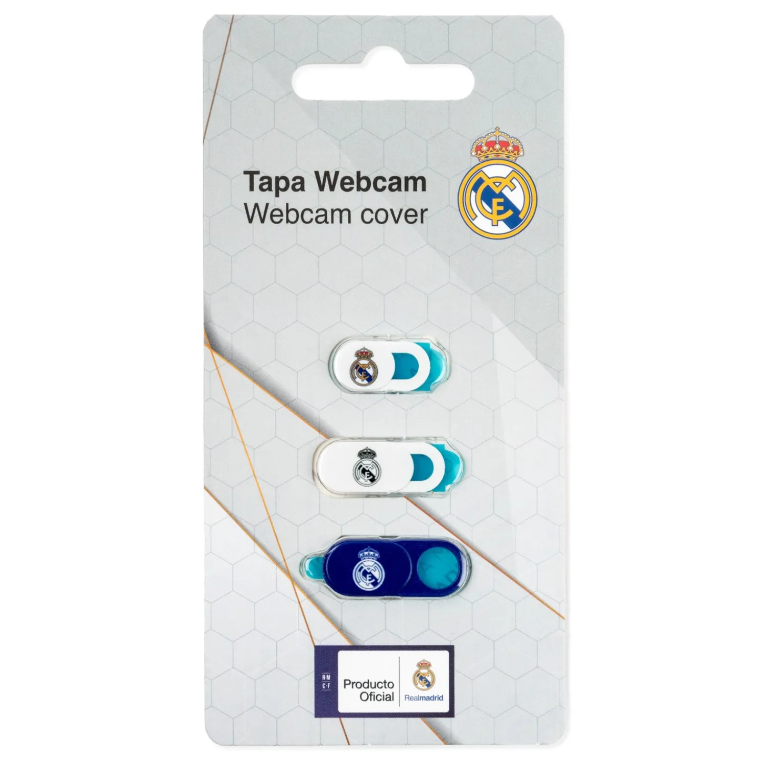 Friendly License S.L. Set 3 Protectores Webcam Real Madrid