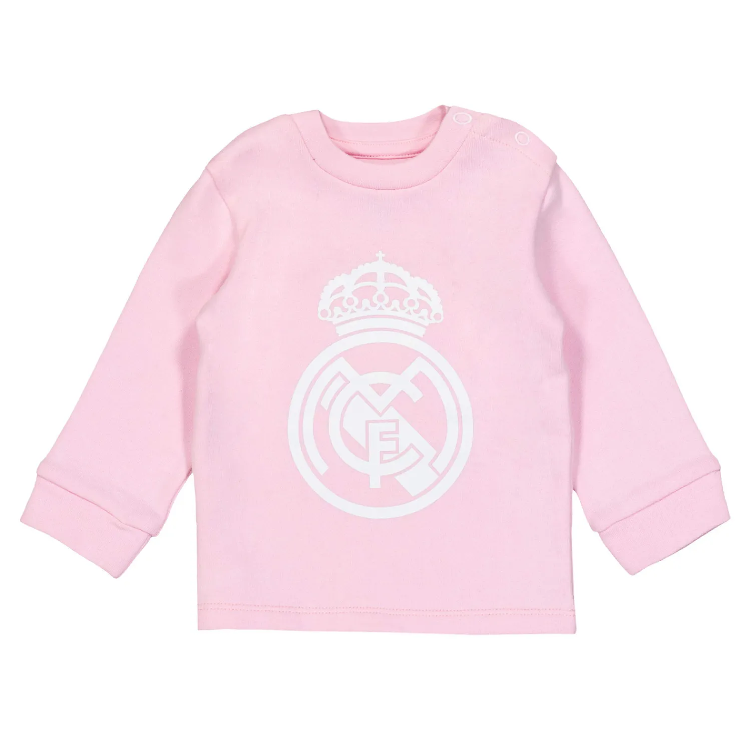 OSDM Set Pantalones y Camiseta Bebé Rosa/Blanco Real Madrid