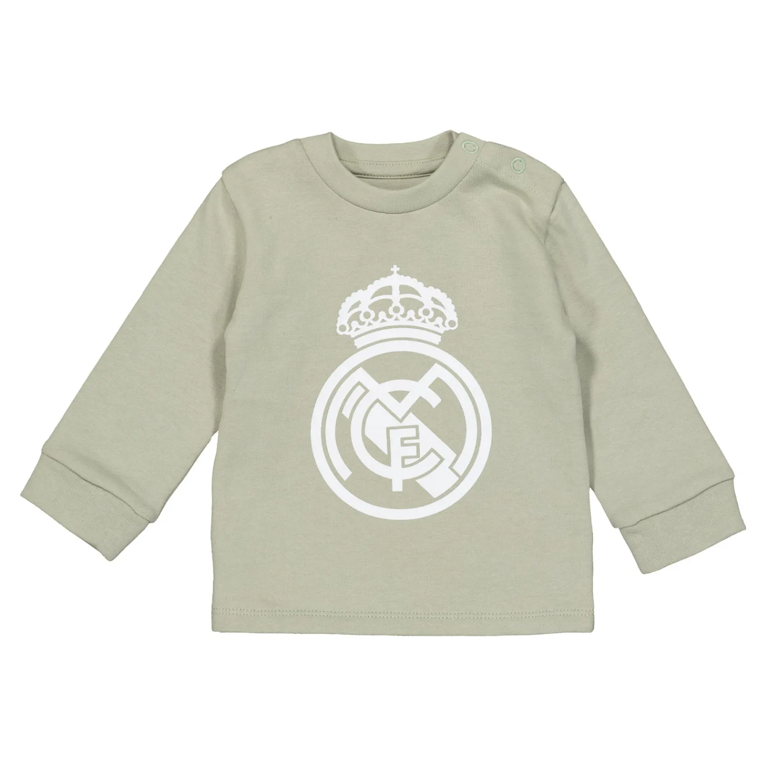 OSDM Set Pantalones y Camiseta Bebé Verde/Blanco Real Madrid