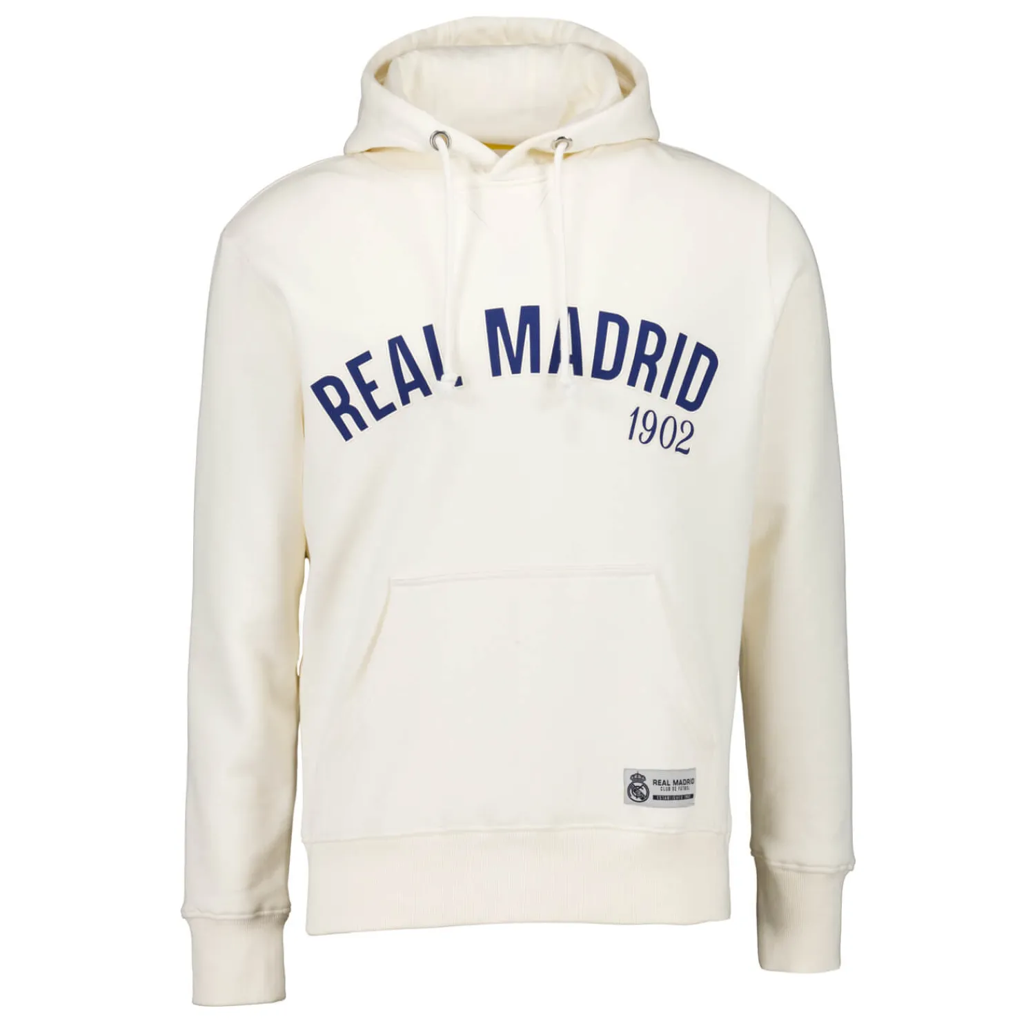 Hombre MBA Solutions Sudadera Capucha Hombre Baseball Blanca Real Madrid