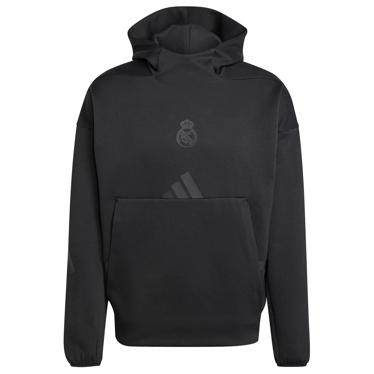 Hombre Adidas España, S.A.U Sudadera con capucha Hombre adidas Real Urban Negra