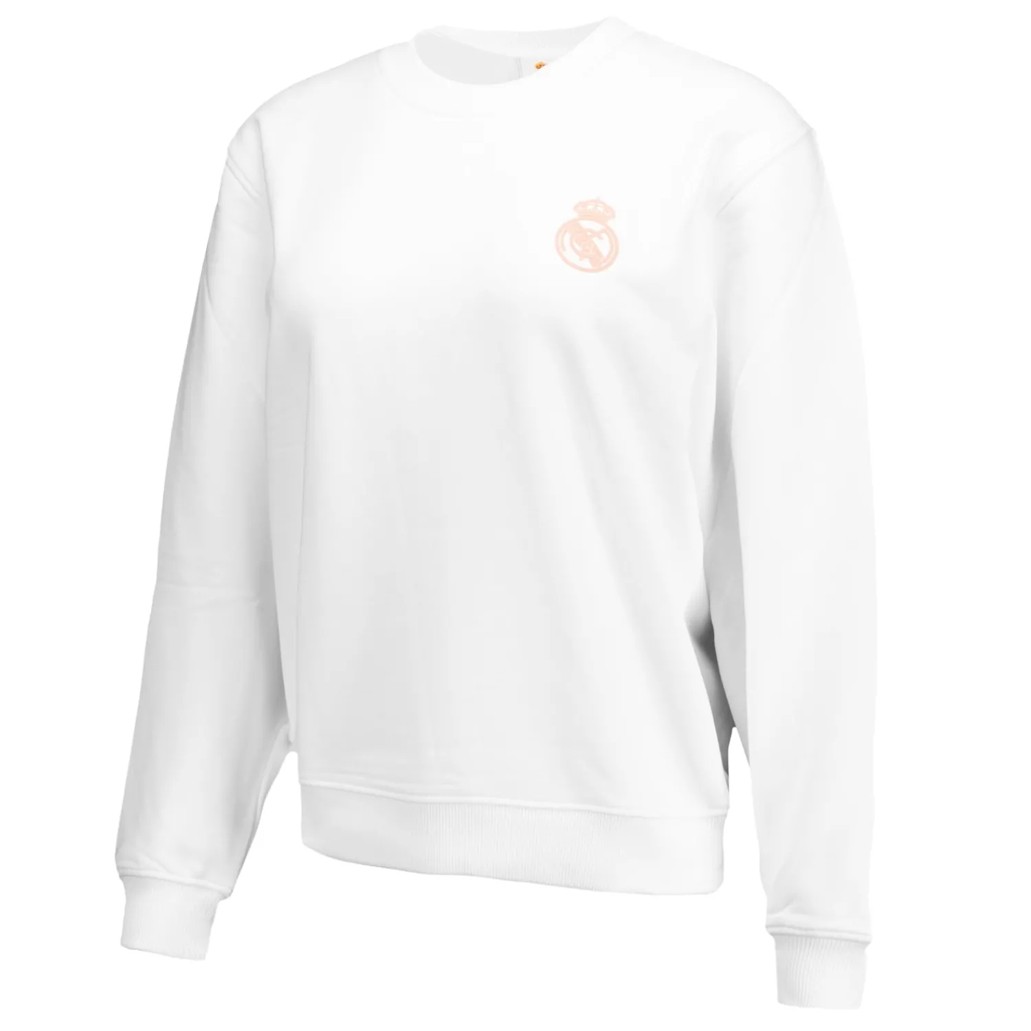 Mujer OSDM Sudadera Cropped Mujer ECO Essentials Real Madrid Escudo Blanca