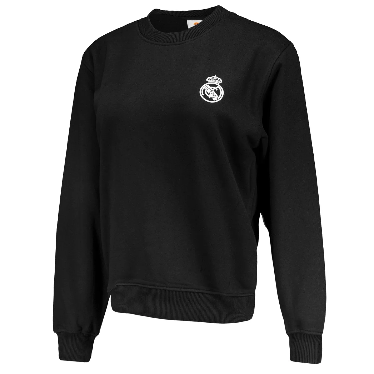 Mujer OSDM Sudadera Cropped Mujer ECO Essentials Real Madrid Escudo Negra