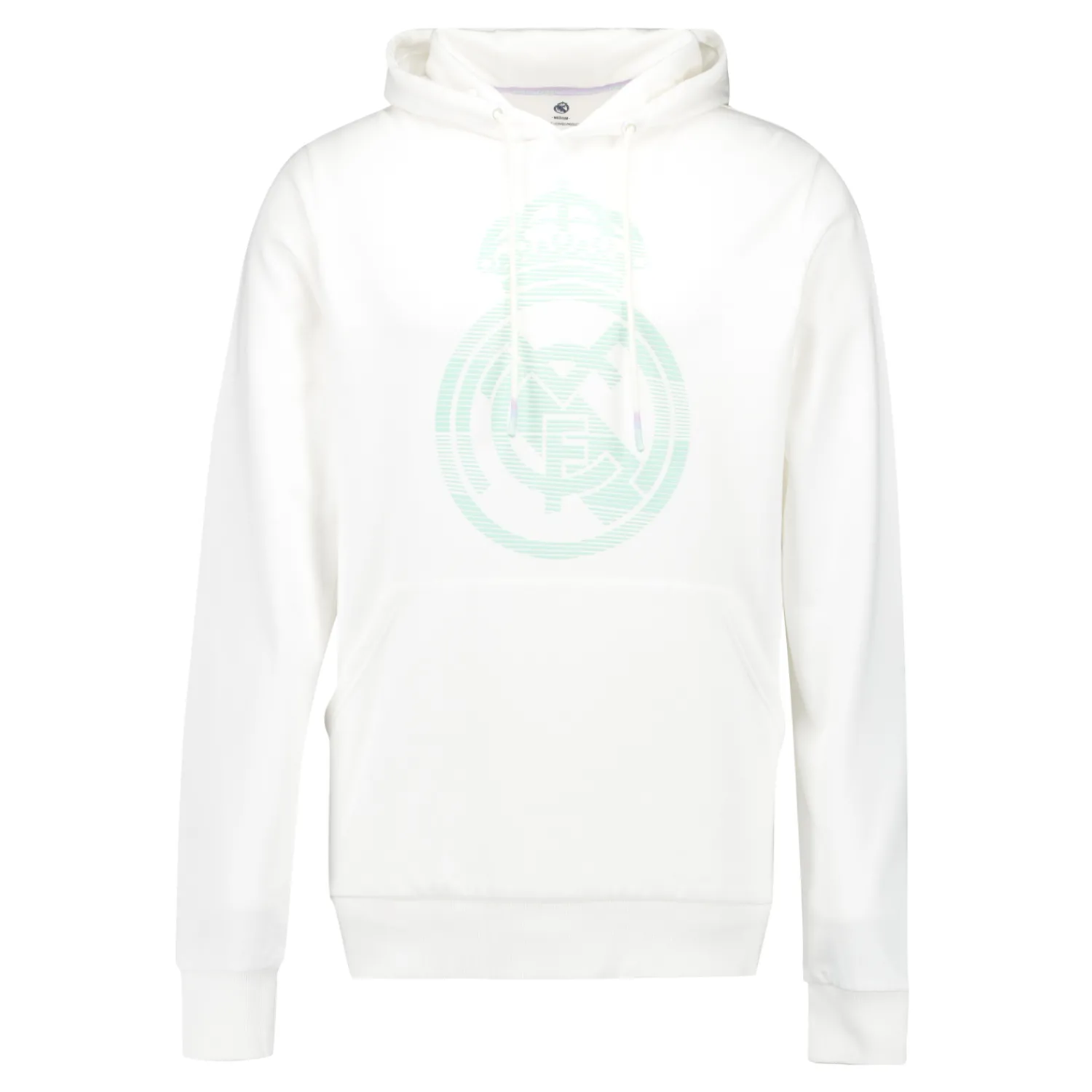 Hombre Foundry Sudadera de Capucha Hombre Escudo Real Madrid Blanco