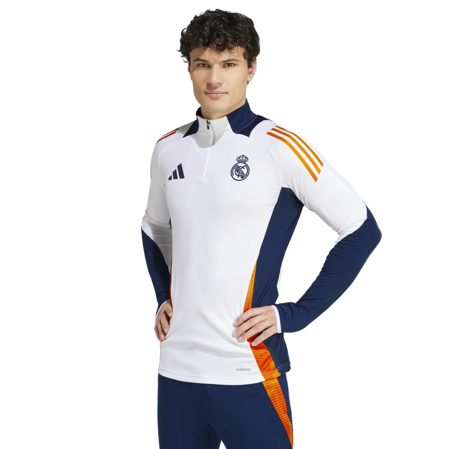 Hombre Adidas España, S.A.U Sudadera Hombre Entrenamiento Blanca 24/25