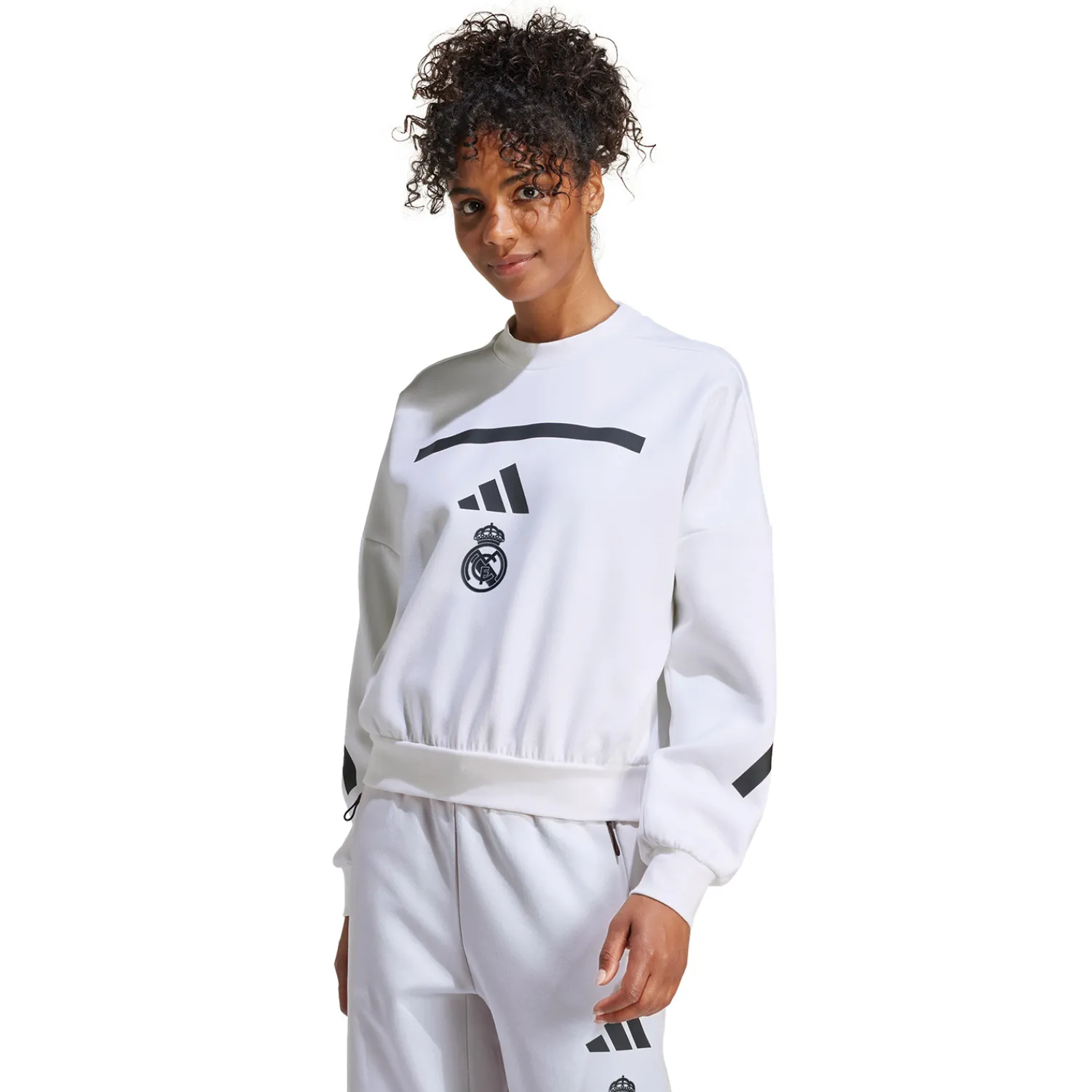 Mujer Adidas España, S.A.U Sudadera Mujer adidas Real Urban Blanca