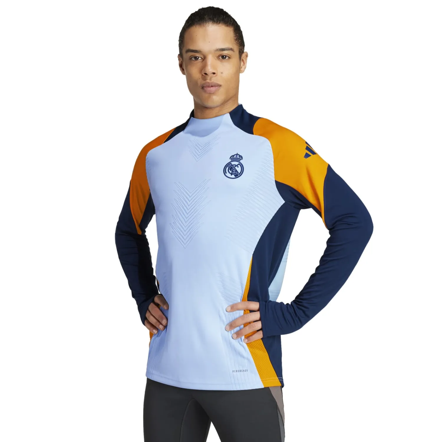 Hombre Adidas España, S.A.U Sudadera PRO Hombre Entrenamiento Azul 24/25